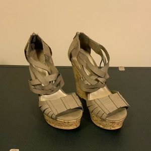 Mauve Charlotte Russe wedges